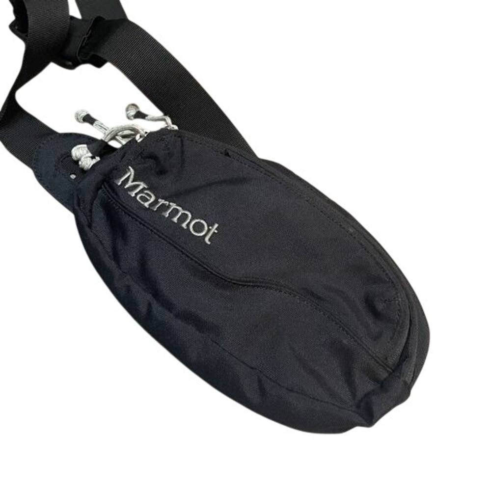 Marmot Black Canvas Sling Bag Crossbody Backpack Mesh Back Hiking Travel Pack